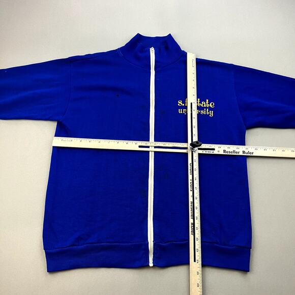 Vintage San Francisco State University Jacket Adult Large Blue Champion SFSU 70s - Picture 11 of 14
